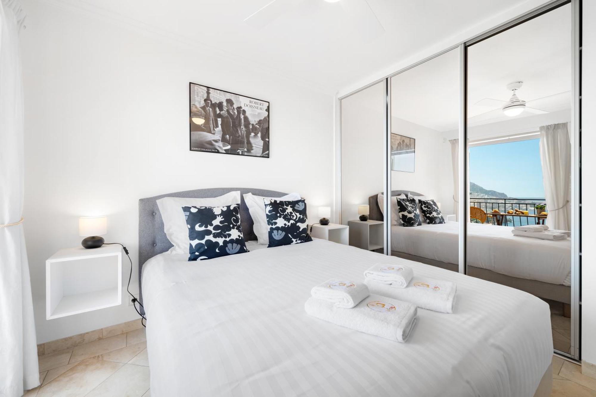 Ferienwohnung Le Coq Gabriel - Parking - Amazing View Roquebrune-Cap-Martin Exterior foto