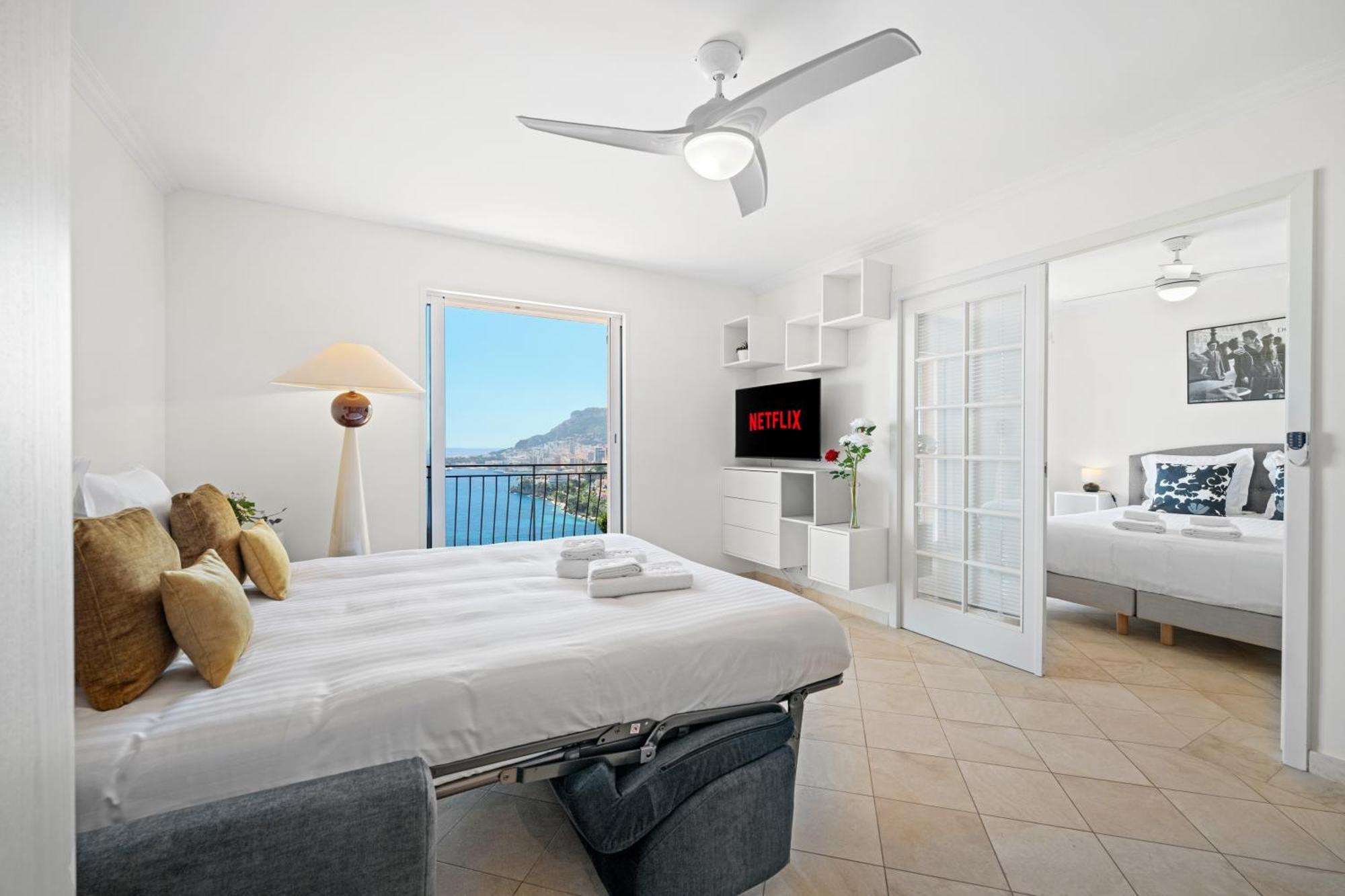 Ferienwohnung Le Coq Gabriel - Parking - Amazing View Roquebrune-Cap-Martin Exterior foto